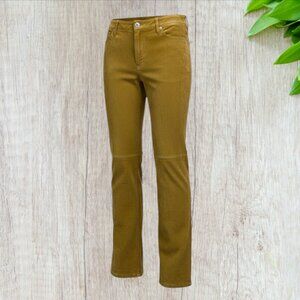 VINTAGE HEART MOON STAR -- Leather Jeans, Chamois Colored, Soft Suede-Feel